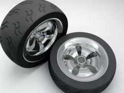 Radial Tyres  Low-poly  3D model