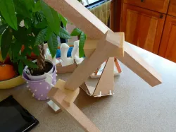 Random angle wood block connectors