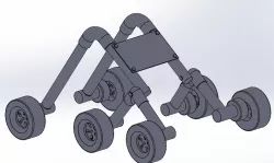 ROCKER-BOGIE BASED MILITARY ROBOT