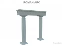 Roman Arc 3D model