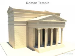 Roman Temple 3D model