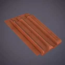 roof tile marseille 3D model
