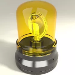 Rotating beacon 3D model