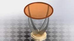 Round Table with Glass Top