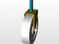 rubber caster wheel