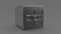 Safe box 3D model