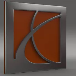 Saturn Logo 3D model