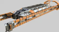 Sci-Fi Cargo Train 3D model