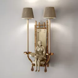Sconce Art Deco 3D model