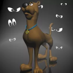 Scooby-doo 3D RIGGED Low-poly  3D model