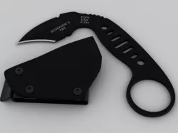 Scorpions Tail Karambit 3D model