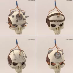 Skull Bombs 3D model
