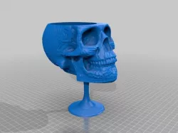 Skull Wine Glass