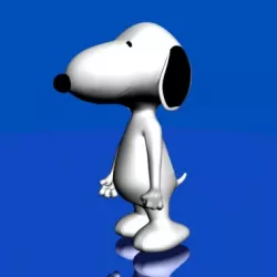 Snoopy Low-poly  3D model