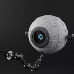 Space Bot 3D model