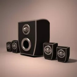 Speakers 3D model