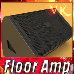 Stage Amp High Detail 3D model