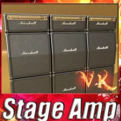 Stage Amplifier High Detail 3D model