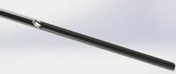 Stainless steel Spatula / Espátula rígida a media caña