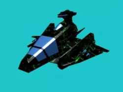 Stealth Fighter Spacecraft