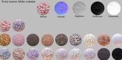 stone and rocks Textures Tillable PBR CGD Vol 28 Texture