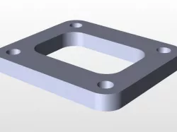 T4-undivided turbo flange