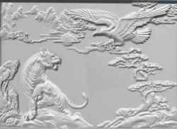 Tiger and Eagle