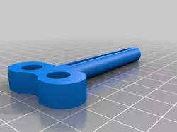 Tooth-paste/Paint Tube Key 50mm long