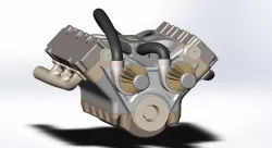 V6 engine