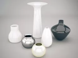 Vases collection 3D model