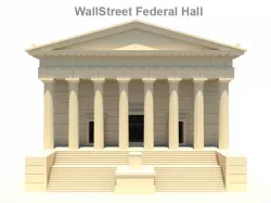 Wall Street Federal Hall 3D 3D model