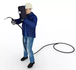 Welder Standing