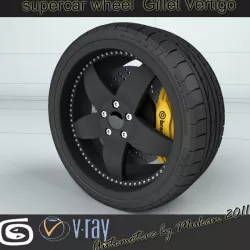 Wheel 3D model