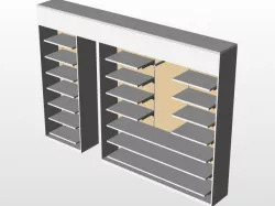 WOODEN WALL UNIT