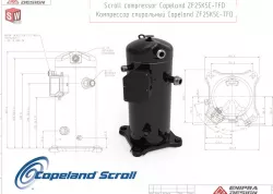 ZF 25 Scroll compressor Copeland