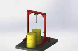 1000 gal tank stand