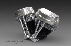1952 Panhead Top-end Assy