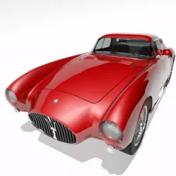 1953 Maserati A6 GCS 53 Pininfarina Berlinetta 3D model