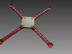 3D Printable Quick-Connect Quadcopter