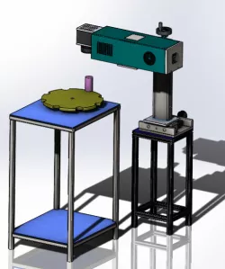 90-180 DEGREE ROTATE MARKING LASER MACHINE