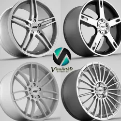 AEZ wheel rims 3D model