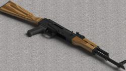 AK 47 Airsoft (EP 93726m) Foldable Buttstock por Muxoid, Descargar modelo  STL gratuito