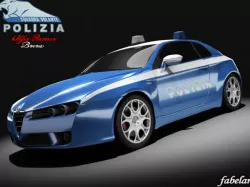Alfa Brera Polizia 3D model