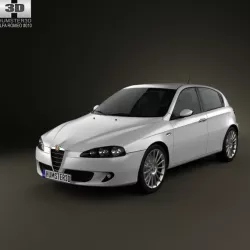 Alfa Romeo 147 5-door 2009 3D model