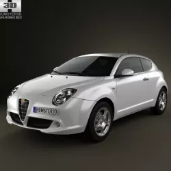 Alfa-Romeo MiTo 2009 3D model