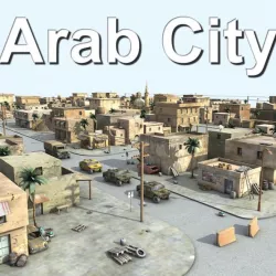 Arab City 03 Low-poly  3D model