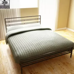 Ashley Sonya Bed Low-poly  3D model