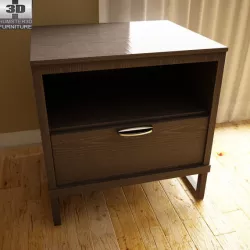 Ashley Sonya Drawer Nightstand Low-poly  3D model