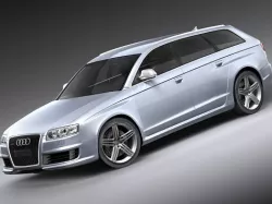 Audi RS6 Avant 2008 3D model