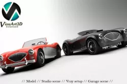 Austin Healey Collection 3D model